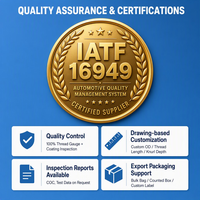 Rivet à sertir certifié qualité en acier inoxydable 304, tête plate, corps moleté, insert fileté DIN 929, rivets aveugles OEM