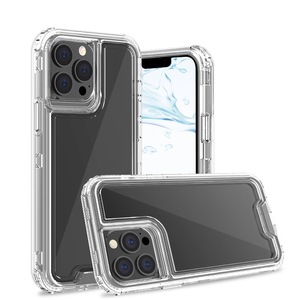 Étui de téléphone portable transparent 3-en-1 en TPU pour 17 Pro Max/16/15, <span class=keywords><strong>coque</strong></span> rigide antichoc <span class=keywords><strong>avec</strong></span> design pressé à chaud - Product Image 5