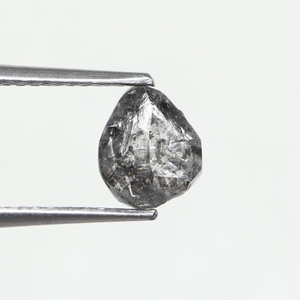 เพชรดิบธรรมชาติทรงเกลือและพริกไทย น้ำหนัก 1.12 กะรัต ขนาด 6.98 x 6.10 x 3.18 มม. สำหรับเครื่องประดับเพชรงานแต่งงาน - Product Image 2