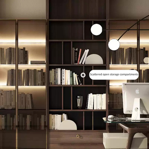 Customized Modern Whole House <strong>Bookshelf</strong> Integrated Living Room Study Dining Furniture Storage Cabinet with <strong>Wall</strong> Locker - Product Image 3