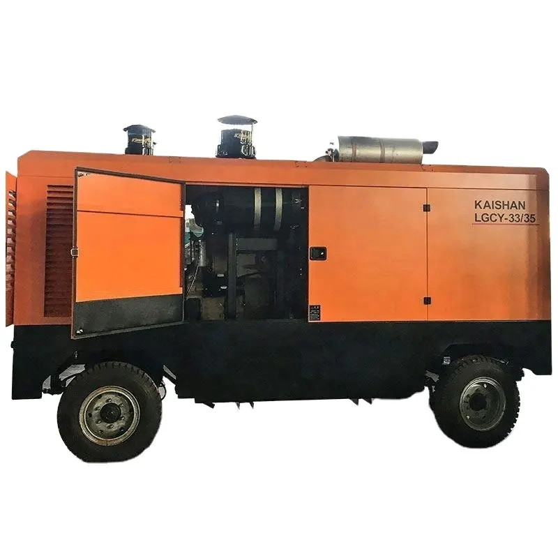 Kaishan Kompresor Udara, Sekrup Diesel untuk Rig Bor Sumur Air