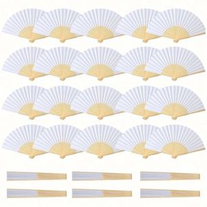 พัดไม้ไผ่สำหรับงานแต่งงานคริสเตียน - ปักลายกางเขนและข้อพระคัมภีร์ตามสั่ง - Product Image 1