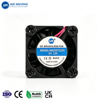 Kipas Pendingin Aksial DC AM2507S12H 25x25x7mm 5V 12V Mini Heatsink Radiator Fan Senyap Aliran Udara Tinggi untuk Pendinginan Peralatan PC