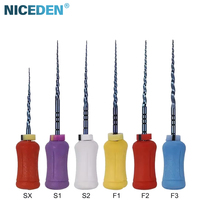 Limas rotativas NiTi de activación de calor Dental de conducto radicular para uso manual
