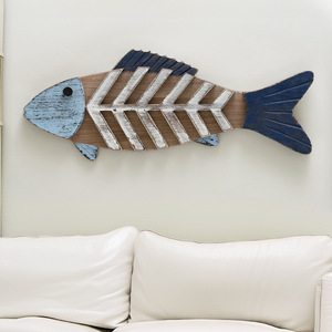 TP TP-35037 - Colgante Decorativo de Madera con Forma de Pez, Estilo Mediterráneo, para Decoración de Paredes de Restaurantes, Bares y Cafeterías - Product Image 3