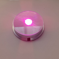 Base de support led blanche alimentée par batterie 3d illusion led veilleuse bases de lampe en vente