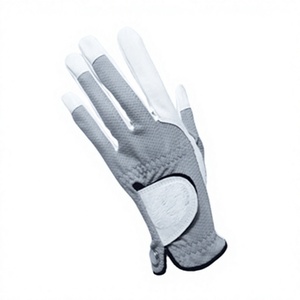 Gant de golf respirant à doigts entiers en cuir véritable et peau de mouton, idéal pour l'entraînement sportif en extérieur - Product Image 1