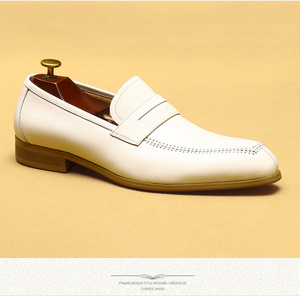 S0043X Zapatos de amor británicos Cuero Negocios Ocio Una pieza Hacer una boda formal Novio <span class=keywords><strong>Bai</strong></span> Spec Nuevo producto - Product Image 5
