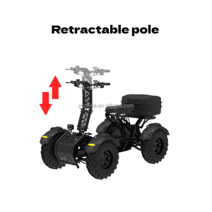 Certifié CE 60V 50Ah 8000W Scooter <span class=keywords><strong>électrique</strong></span> 21 pouces 4 roues double suspension puissant <span class=keywords><strong>10000W</strong></span> adultes tout-terrain - Product Image 6