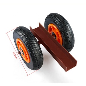 6-Inch Pneumatisch Rubberen Wiel Nieuwe Staat Handtruck Trolley Kar Kruiwagen Band En Wiel - Product Image 2