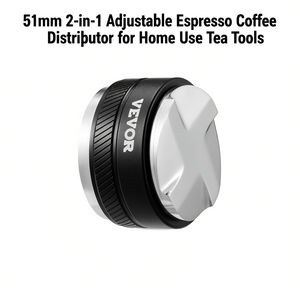 Distributore di caffè espresso Vevor da 51 mm regolabile per uso domestico, strumento per caffè in metallo - Product Image 1