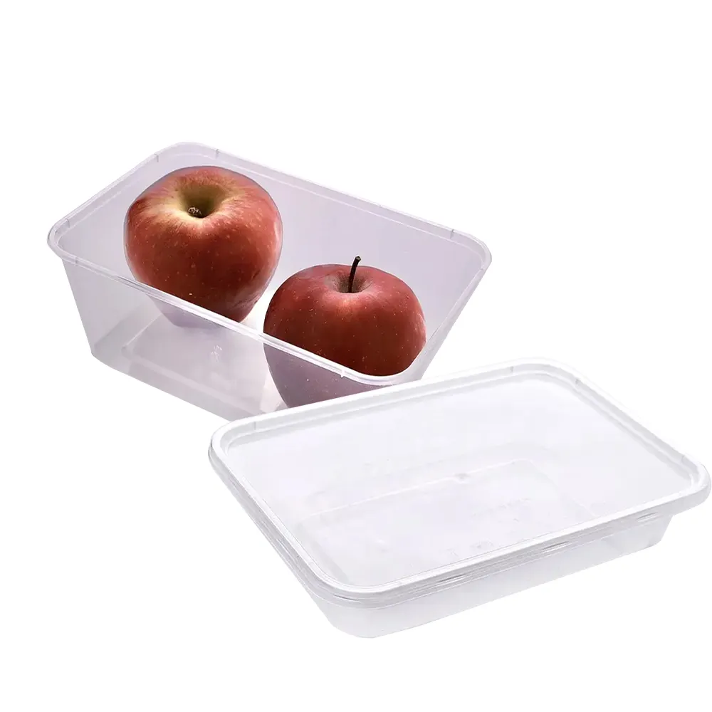 Food Grade Microwave Safe Vegetable Fruit Storage Containers Disposable Lunch Container Plastic Boxes