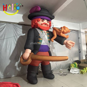 Personaggi dei cartoni animati della parata del festival fanno saltare in aria i personaggi dei cartoni animati mascotte gonfiabili dei pirati - Product Image 4
