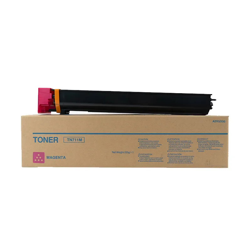 Groothandel Prijs Cmyk Kleur TN711 Laser Printer Compatibel Toner Cartridges Voor Konica Minolta Bizhub C654e C754e C654 C754