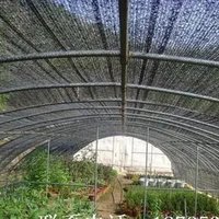 Filet d'ombrage agricole en HDPE résistant aux UV, noir, pour serre et jardin, toile d'ombrage durable pour extérieur, taux d'ombrage 30%-95%