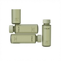 Pot de crème de luxe, flacon de nettoyant, emballage cosmétique en plastique avec bouchon à vis pour sérum de soin de la peau, crème pour le visage, nettoyant facial, masque facial