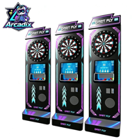 Machine de fléchettes électronique à monnayeur, jeu de fléchettes à pointes souples avec écran LED pour bar, pub, centre de divertissement