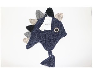 2019 Baby Handmade Crocheted <strong>Dinosaurs</strong> EARFLAPS <strong>Hats</strong> for Autumn Winter - Product Image 3