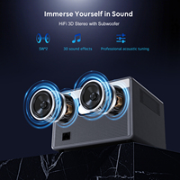 Cinéma à domicile Bureau Camping Full HD 1080P 4K LED Extérieur WiFi6 Smart Android 9 Vidéo portable de poche Mini projecteur LCD