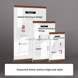 Tùy chỉnh hiện đại A3 A4 A5 Áp phích bằng gỗ tường nghệ thuật khung ảnh dấu hiệu đứng với hệ thống từ tính - Product Image 5