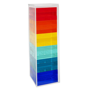 Personalizado de alta calidad de colores de acrílico Tumbling Jumbling Tower Block juego para el hogar divertido - Product Image 2