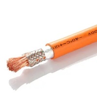 70 mm2 Hochspannung bildschirm EVRP XLPE Orange Silikon ge schirmtes 1500V DC-Stromkabel
