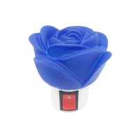 Veilleuse LED GuangLi W007 Mini Rose à interrupteur, design moderne et autonomie de 8000 heures pour chambre à coucher