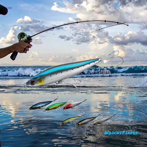 Señuelo de Pesca de Plástico ABS al por Mayor, Cebo Duro para Pesca en Agua Salada, Lanzamiento Largo, para Barco, OEM - Product Image 3