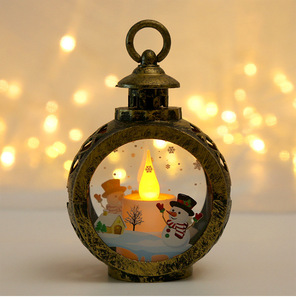 Lanterne LED portable ronde blanche <span class=keywords><strong>et</strong></span> <span class=keywords><strong>rouge</strong></span> pour la décoration <span class=keywords><strong>de</strong></span> Noël, veilleuse pour enfants, lumière <span class=keywords><strong>de</strong></span> Noël, ornement <span class=keywords><strong>de</strong></span> table - Product Image 5