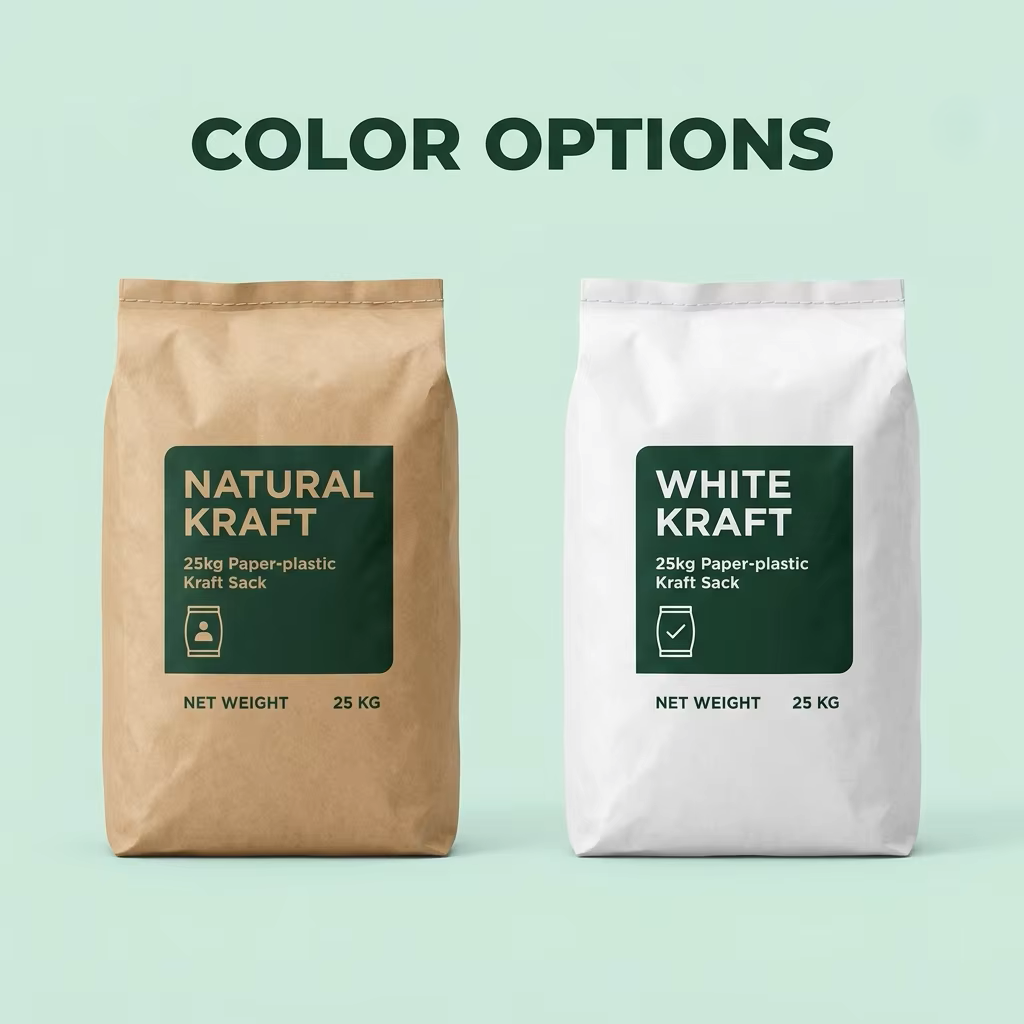 Kraft Brown / Bleached White Kraft (Available)