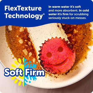 <span class=keywords><strong>Éponge</strong></span>s colorées VC, sans rayures, multi-usages, pour la cuisine et la salle de bain, en mousse polymère sans BPA, pour le nettoyage du visage, modèle VC26-0318002 - Product Image 3