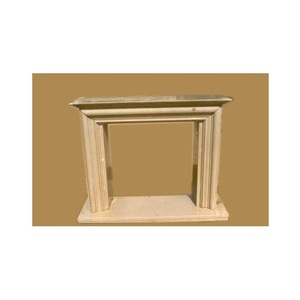 Encadrement de cheminée moulé minimaliste, élégant et décoratif, pour salon, chambre ou salle de séjour, produits de jardin en pierre - Product Image 1