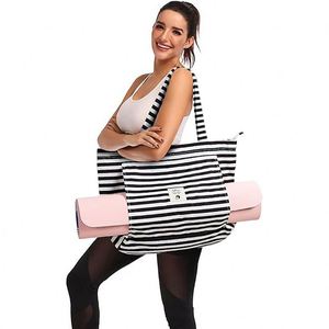 Bolsa de yoga de muestra gratuita |   Bolsas Grandes para Esterillas de Yoga para Mujeres y Hombres |   Bolsa de yoga ajustable para colgar en la espalda, apta para tapetes de yoga gruesos y accesorios de yoga - Product Image 3