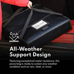 Sac à dos de livraison d'échantillons gratuits, sac isotherme moderne, sac de livraison de nourriture pliable, sac à pizza à emporter, sac à déjeuner - Product Image 3