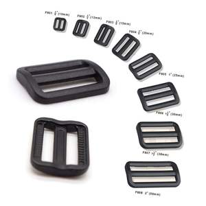 1/2 Plastic 3-Bar Slide Wide Mouth Black - Product Image 1