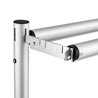 FSDKX Structure en aluminium robuste pour rideaux et tentures, sur mesure pour hôtels, pour la décoration de mariages et d'anniversaires