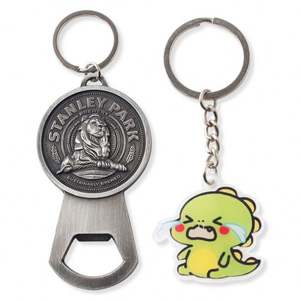 <b>Personalized</b> Metal <b>Keychain</b> Rubber Silicone Pvc Keyring Charms Custom Key Chain - Product Image 5