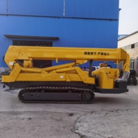 Mini-grue araignée de 3, 5 et 8 tonnes avec accessoire de levage de verre hydraulique, grue sur chenilles pour le vitrage de fenêtres en hauteur
