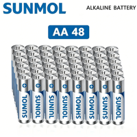Baterai Alkaline AA 1.5V Tegangan Stabil untuk Berbagai Peralatan Kecil Radio Senter Kamera Pisau Cukur Kunci Mobil Remote Kontrol