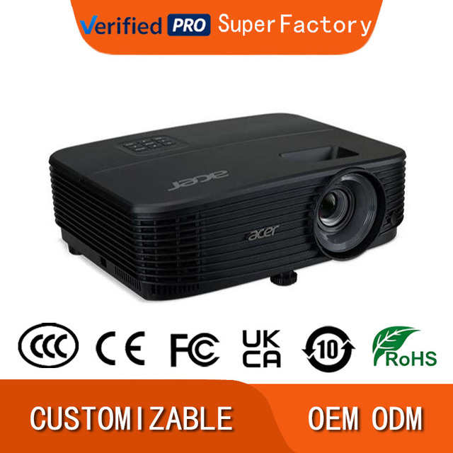 4k Recoding 4800 Ansi Lumens Acer X1229H DLP 3D Video Projector for Home Cinema Company School ClassRoom Business Meeting Room