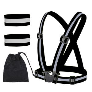 로얄 100% 승마 요원 구급 요원 탄성 일본 야외 포켓 소재 높은 Vis 반사 작업 안전 조끼 포함 - Product Image 3