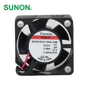 Ventilateur axial de refroidissement électrique OEM SUNON MF25100V2-1000C-A99 25x25x10mm 5VDC 65mA 0.38W 9800RPM 3.0CFM avec roulement à billes pour armoire et onduleur - Product Image 1