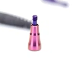 Pilier de guérison dentaire rose OEM/ODM fabriqué par un tour multi-axes de précision - Product Image 4