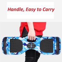 Aydınlık tekerlek mavi diş kolu ile 6.5 inç kendini dengeleme scooter Hoverboard ucuz fiyat