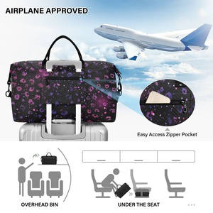 กระเป๋าเดินทางกันน้ำสำหรับวันหยุดสุดสัปดาห์ กระเป๋าถือขึ้นเครื่อง กระเป๋ากีฬา กระเป๋าเดินทางแบบดัฟเฟิล ดีไซน์ทันสมัย - Product Image 5