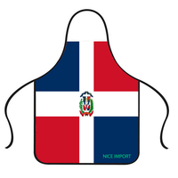 Tablier drapeau de la Martinique pour hommes et femmes, idéal pour la cuisine à domicile, la restauration, les chefs, la grillade, le bistro, la pâtisserie et le barbecue