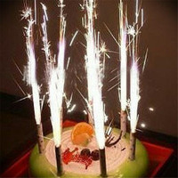 Großhandel eiskalten Brunnen rauchfreie Mode Happy Sparkler Spark Geburtstags kerze