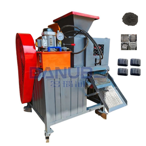 Machine manuelle de fabrication de briquettes de charbon de bois adaptative pour charbon, bois, biomasse et sciure de bois, de type rotatif - Product Image 1