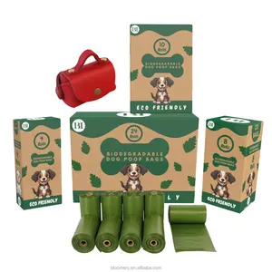 Bolsas para excrementos de mascotas biodegradables respetuosas con el medio ambiente personalizadas
