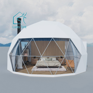 Hotel de lujo Camping Casa prefabricada Tiendas de campaña Pequeña casa impermeable Glamping Casa de cúpula geodésica Tiendas de campaña al aire libre para la venta - Product Image 5